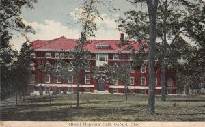 Oxford Ohio birds eye view Miami Hepburn Hall antique pc Y11067