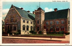 Illinois Joliet Public Library 1946 Curteich