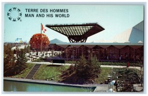 c1960s Terre Des Hommes Man and his World Memorial Expo Montreal Canada Postcard 
