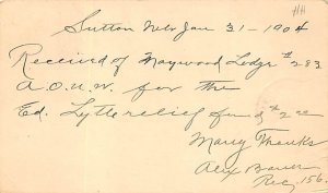 Postal Cards, Late 1800's 1904 