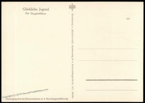 3rd Reich Germany Hitler Youth HJ RPPC Propaganda Card 84739