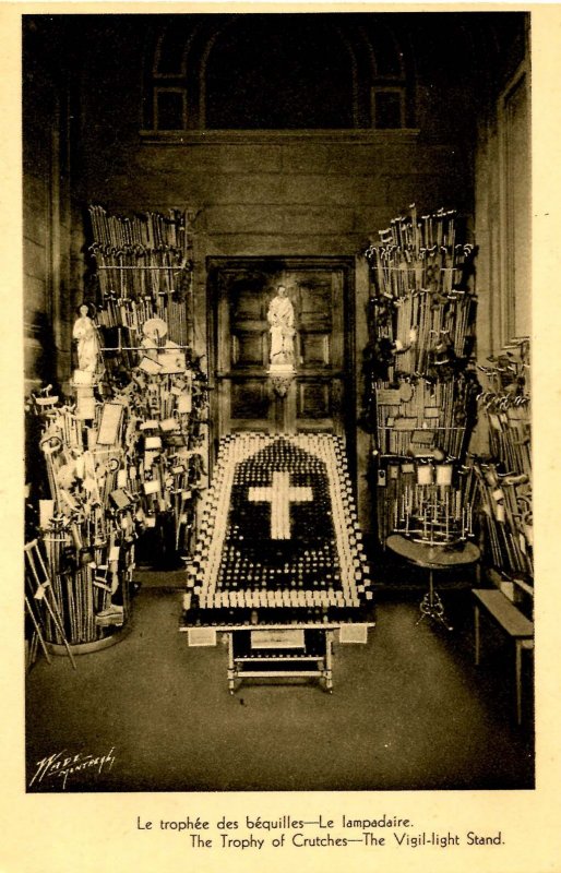 Canada - QC, Montreal. St Joseph's Oratory, Trophy of Crutches