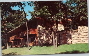 postcard WI George Williams College Camp - Cabin #8