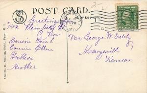 Providence Rhode Island~Drive & Gate~John Hay Memorial Library~1912 Postcard