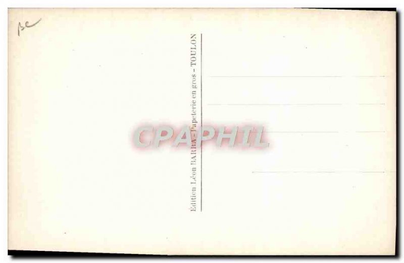 Old Postcard Boat Submarine Navy Francaise Circe