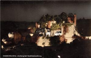 BR26831 die Burg bei Nachtbeieuchtung Monschau Germany