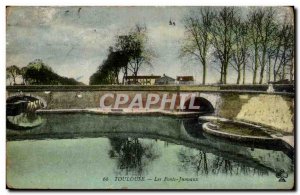 Toulouse - The Twin Bridge - Old Postcard