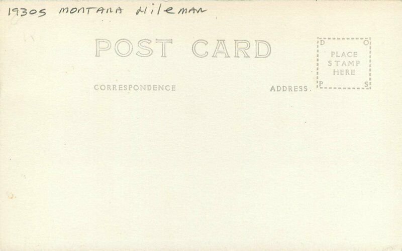 Montana Hileman 1930s Glacier Loop Transmountain Hwy RPPC Photo Postcard 21-8615