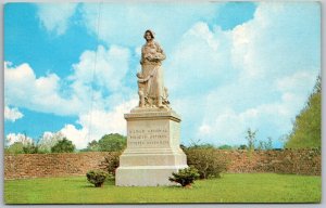 Springfield Ohio 1950s Postcard Madonna Of The Trails Statue