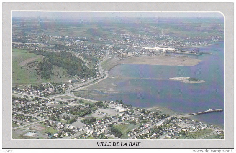 Aerial View, Ville de la Baie, Saguenay-Lac-Saint-Jean, Quebec, Canada, PU-1987