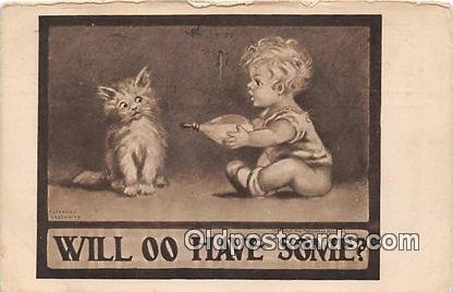 Will OO Have Some Artist Katherine Gassaway Baby Bottle 1909 