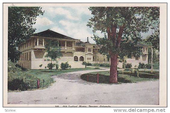 Old Ladies' Home, Denver, Colorado, PU-00-10s