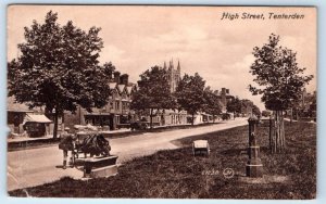 TENTERDEN High Street Kent ENGLAND UK 1910 Postcard