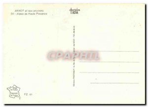 Modern Postcard Annot and surrounding Alps de Haute Provence