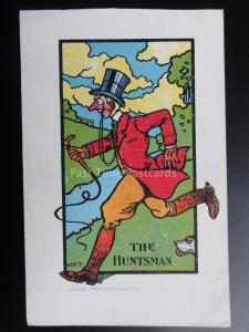 W.E.T: THE HUNTSMAN c1908 Comic Postcard Pub by British Sportsmen Series