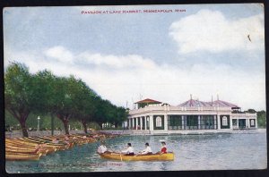 Minnesota MINNEAPOLIS Pavilion at Lake Harriet 1908 in pen Divided Back