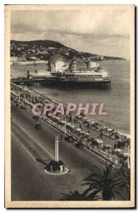 Postcard Old French Riviera Artistic Nice Promenade des Anglais