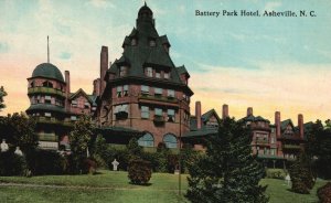 Vintage Postcard 1913 Views Battery Park Hotel Asheville North Carolina N. C.