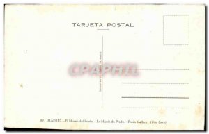 Old Postcard Madrid El Museo del Prado Museum Pardo Pardo Gallery