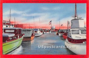 Yacht Basin, Greenport - New York NY Postcard