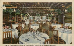 United States Arizona Grand Canyon National Park El Tovar Hotel dining room 1949