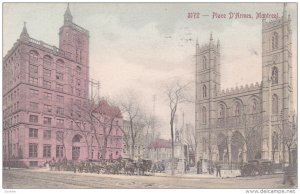 Place D'Armes, MONTREAL, Province of Quebec, Canada, PU-1908