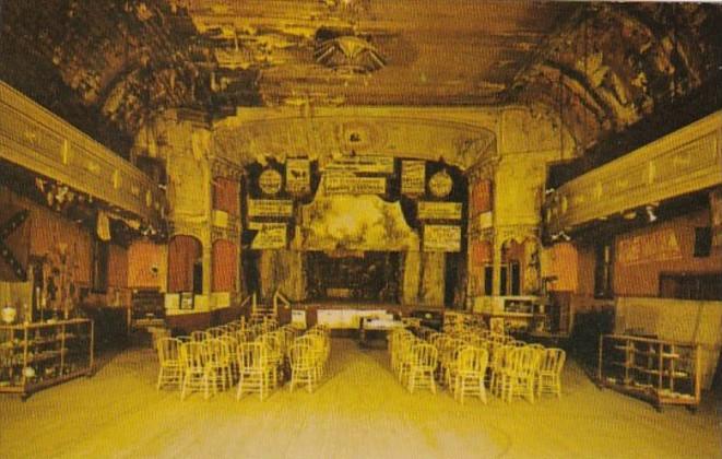 Nevada Virginia City Piper's Opera House Interior