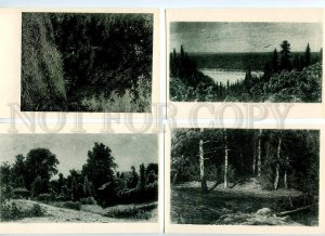 132345 RUSSIA Landscapes by SHISHKIN Vintage SET 12 PC #2