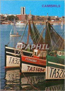 Postcard Modern Cambrils Tarragona Detaille
