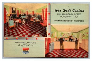 Vintage 1945 Advertising Postcard War Dad's Canteen Springfield Missouri - COOL