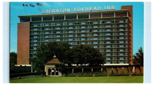 Sheraton-Foxhead Inn Niagara Falls Canada Vintage Hotel Postcard