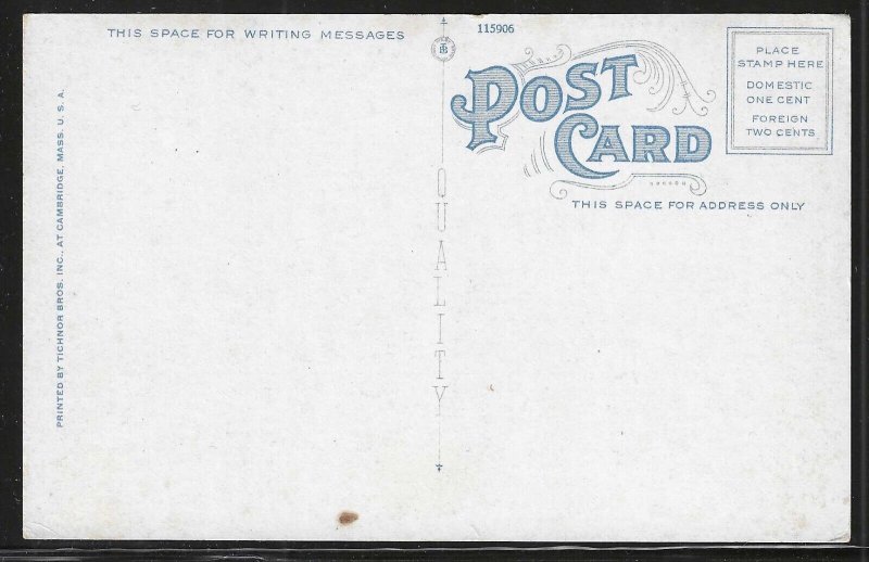 Recreation Pier, Long Branch, New Jersey, Early Postcard, Unused