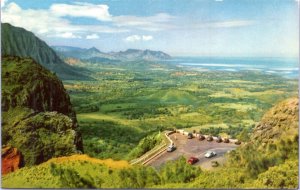 Postcard Hawaii - Nuuanu Pali precipice