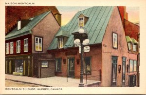 Canada Quebec Montcalm's House