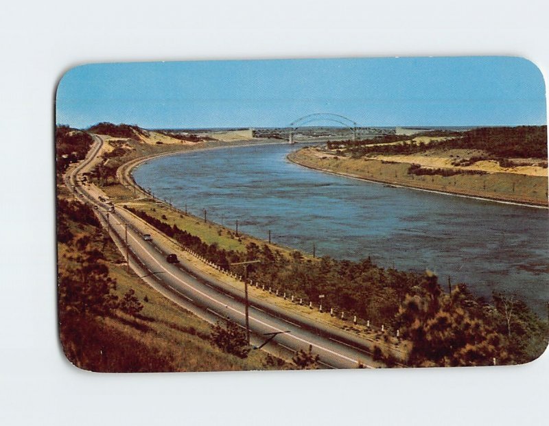 Q-52584 Scenic Highway Along Cape Cod Canal  Massachusetts