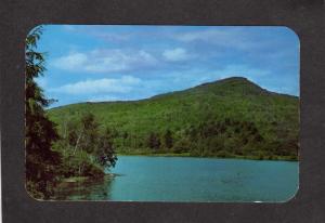 NY Moody Pond Lake Mt Baker Saranac Lake New York Adirondacks Postcard