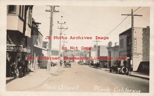 CA, Pinole, California, RPPC, Main Street, Business Section, Photo