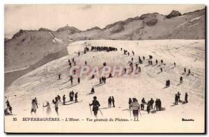 Old Postcard of Sports & # 39hiver Superbagneres Ski L & # 39hiver tray Gener...