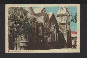 Canada Nova Scotia YARMOUTH Zion Baptist Church - PECO WB