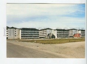 442102 1980 year Greenland Block of flats in Frederiksnab postcard