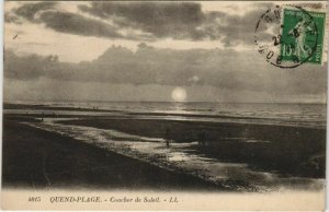 CPA QUEND-PLAGE-les-PINS Coucher de soleil (807200)