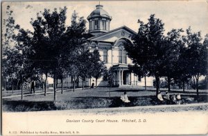 Davison County Court House, Mitchell SD c1906 UDB Vintage Postcard V20