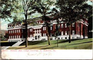 Vtg 1907 Lehigh University Williams Hall South Bethlehem PA Postcard