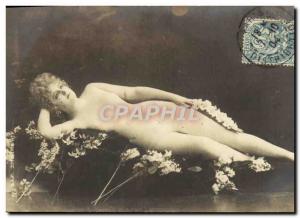 Postcard Old Naked Beauty