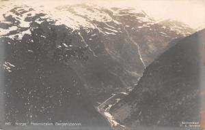 Flaamsdalen Norway Bergensbanen Real Photo Antique Postcard J80718