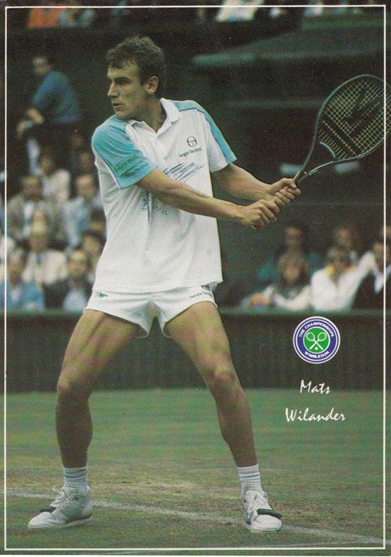 Mats Wilander Swedish Wimbledon Lawn Museum Tennis Event Championship Postcard