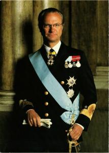 CPM AK HM King Carl XVI Gustaf of Sweden SWEDISH ROYALTY (845418)