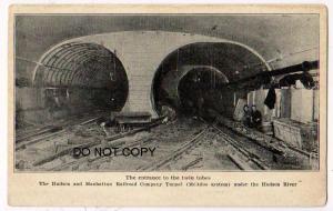 Hudson & Manhattan Railroad Tunnel NYC