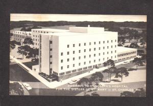 MO St Joseph Hospital Sisters of St Mary Nuns St Charles Missouri Postcard