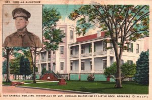 Vintage Postcard 1953 View of Old Arsenal Building at Little Rock Arkansas